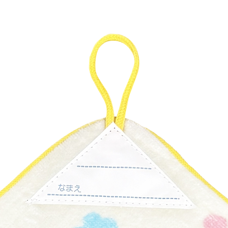 ループ付きタオル26 いないいないばぁっ おはな 34x34cm