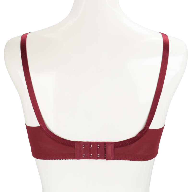 【SALE】シルエットキレイノンワイヤーブラ花柄(授乳機能付) レッド レッド LL