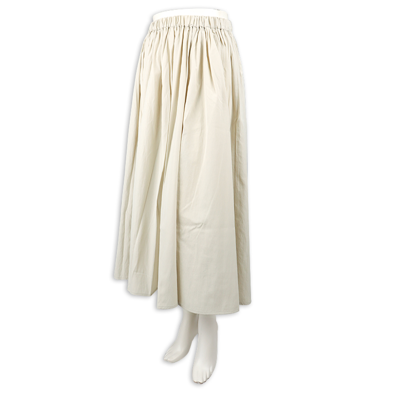 【SALE】ギャザースカート アイボリー アイボリー M