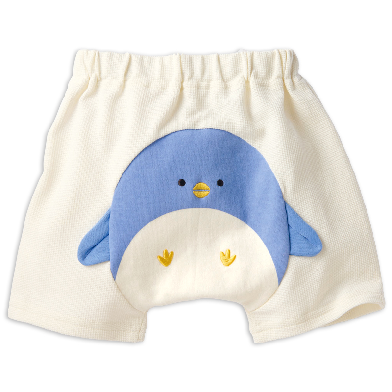 モンキーパンツ アニマル ペンギン クリーム 80cm