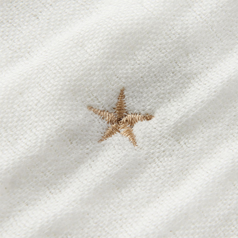 6重ガーゼケット 星月 アイボリー