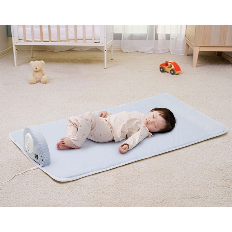 【6/8発売】ファン付き ベビーマット SOYO ブルー