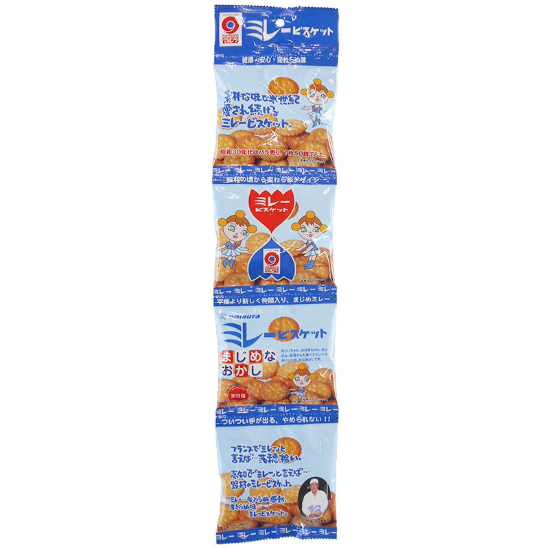 吊り下げ菓子 ミレービスケット 塩味 4連