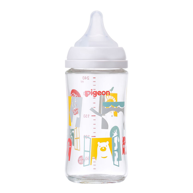 母乳実感 耐熱ガラス 240ml Zoo 240ml