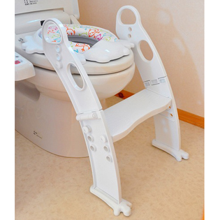 リトルプリンセス かえるのふかふかステップ式トイレトレーナー