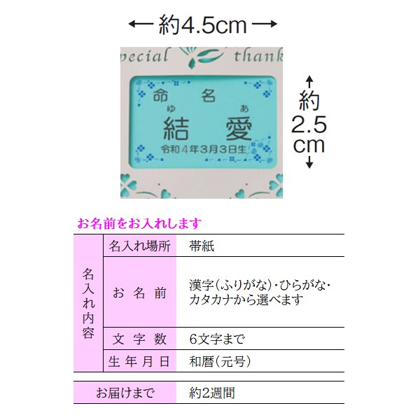 名入れ ありがとうクッキー (内祝いギフト)