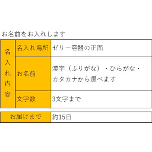 【夏ギフト】 たかはた果樹園名入れゼリー9個入 (内祝いギフト)