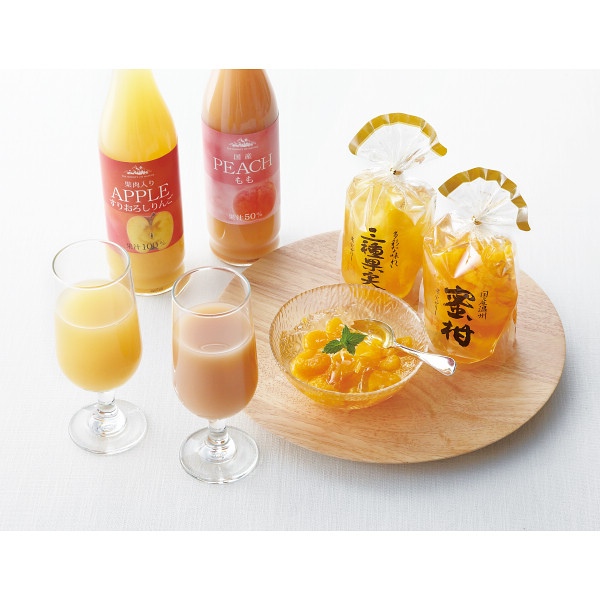 美食ファクトリー 果実のゼリー&フルーツ飲料セット JUK-35S(内祝いギフト)