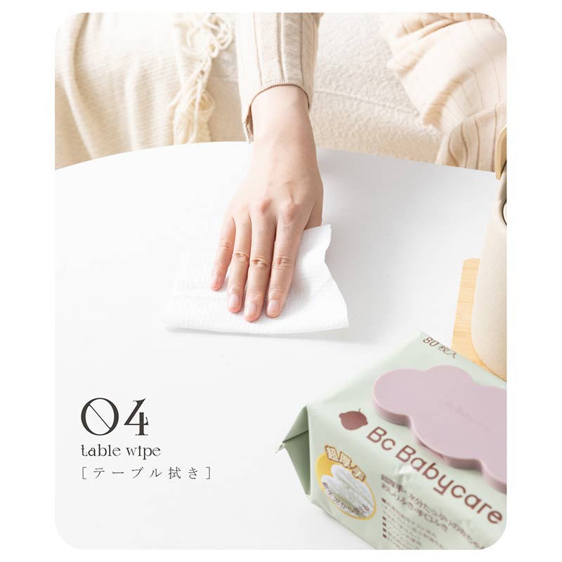 超厚手 おしりふき・手口ふき 20枚×4パック 厚手