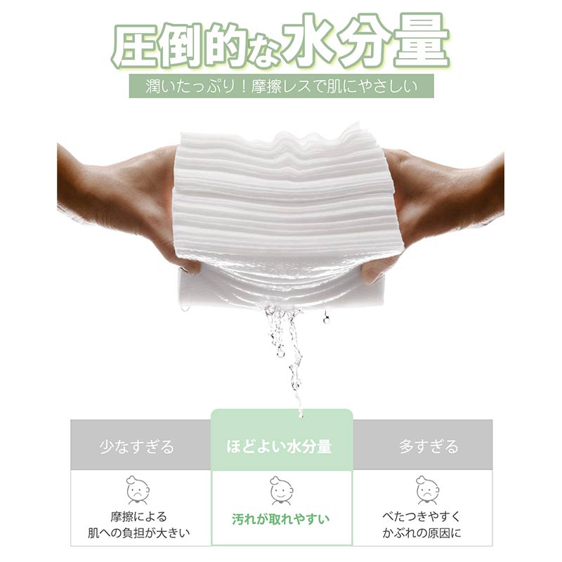 超厚手 おしりふき・手口ふき 80枚 厚手