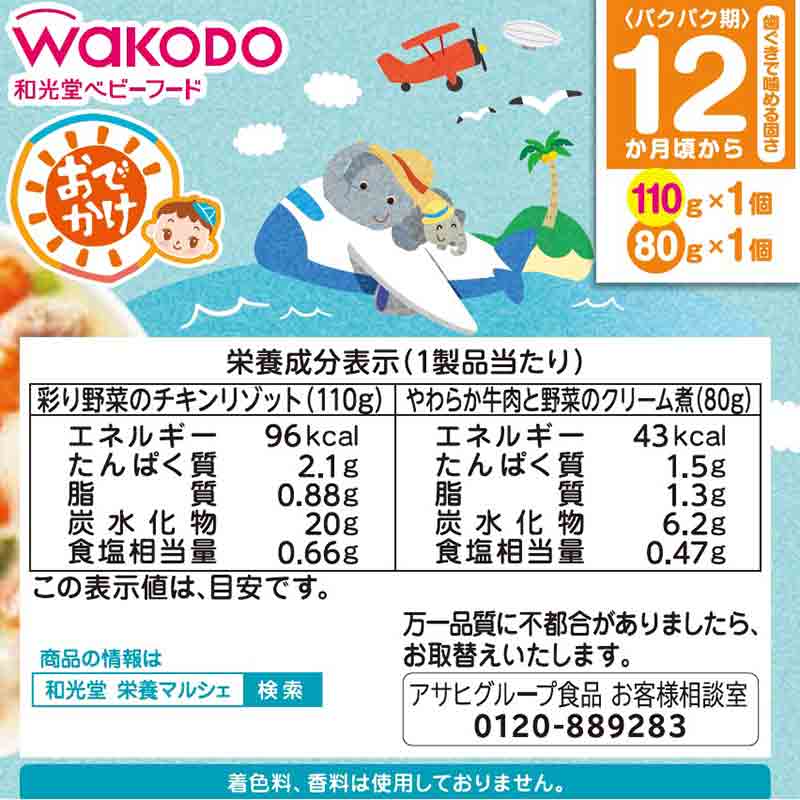 BIGサイズの栄養マルシェ おでかけ 洋風ランチ 離乳食