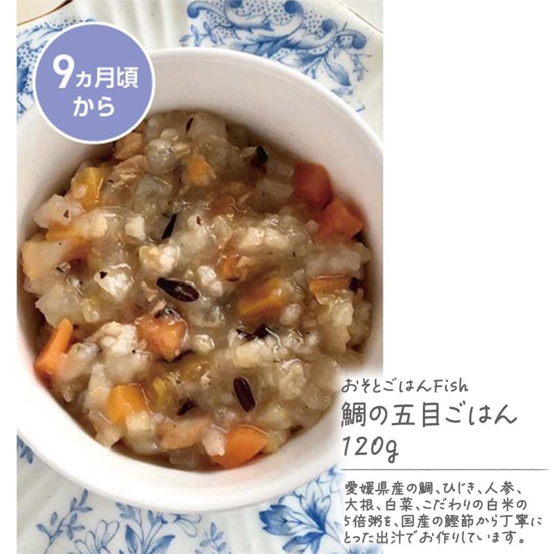 おそとごはんFish鯛の五目煮風ごはん 離乳食
