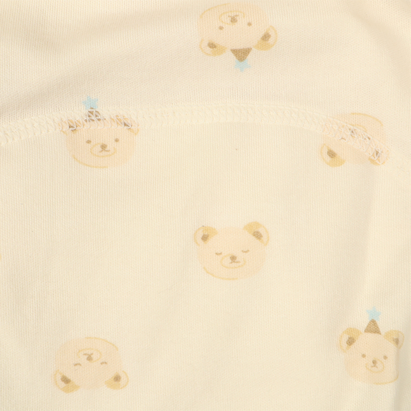 【SALE】3層トレーニングパンツ 2枚組 くま×くるま サックス サックス 100cm