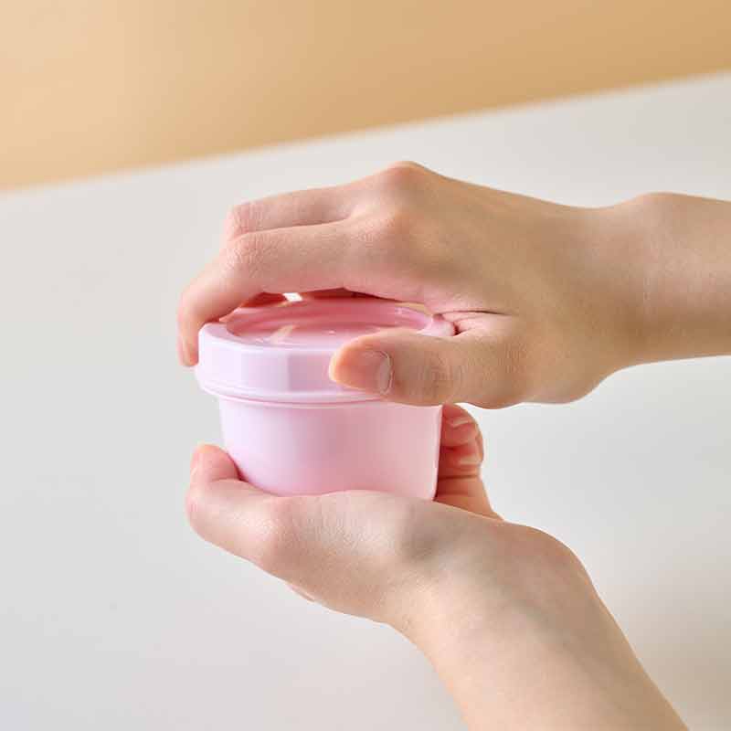 ぎゅっとしまって 汚れスルン 離乳食保存容器 3個セット ブルー ブルー