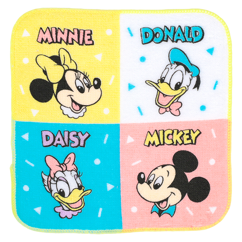 【再値下】【SALE】プチタオル5P25 グレイス ミッキー&フレンズ 16x16cm