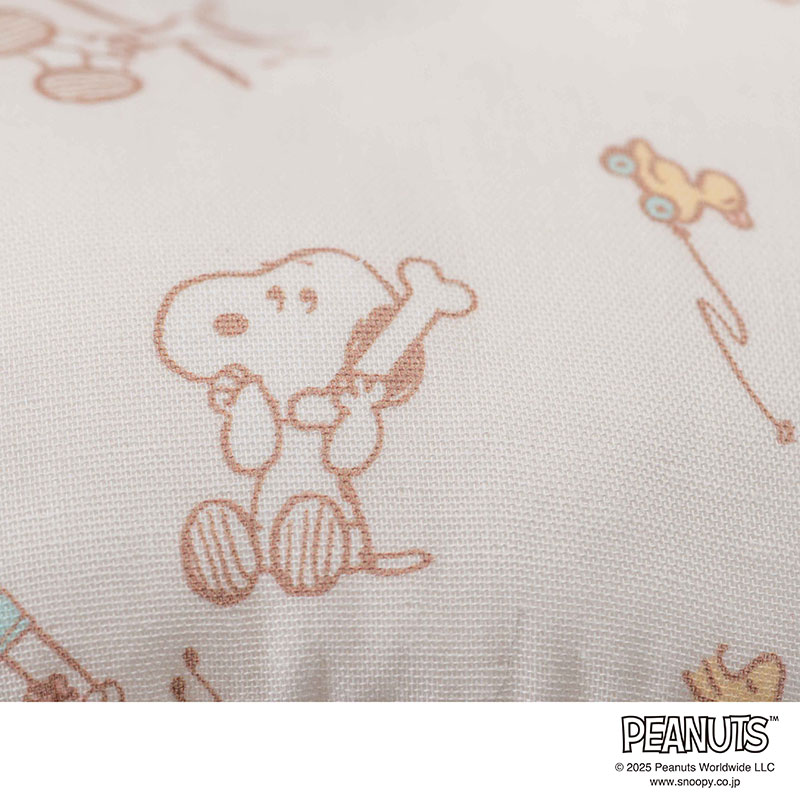 【0~3ヵ月用】ドーナツ(R)枕 小 スヌーピートイボックス アイボリー アイボリー