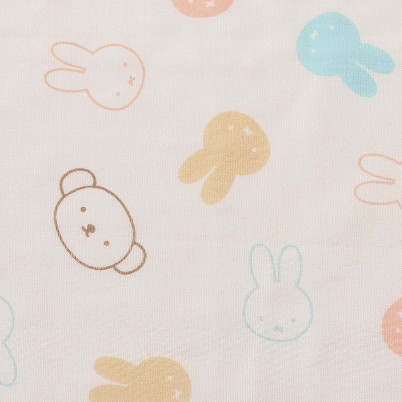 【0~3ヵ月用】ドーナツ(R)枕 小 ミッフィーボリスおかお アイボリー アイボリー