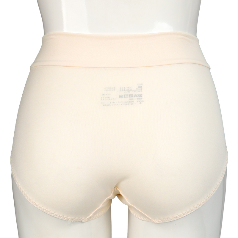 ショーツ産後も使える仕様 シルエットキレイ花柄 アイボリー アイボリー M~L