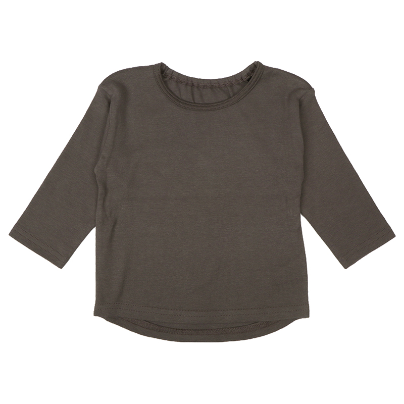 オーバーオール+Tシャツセット チャコールグレー チャコールグレー 60~70cm