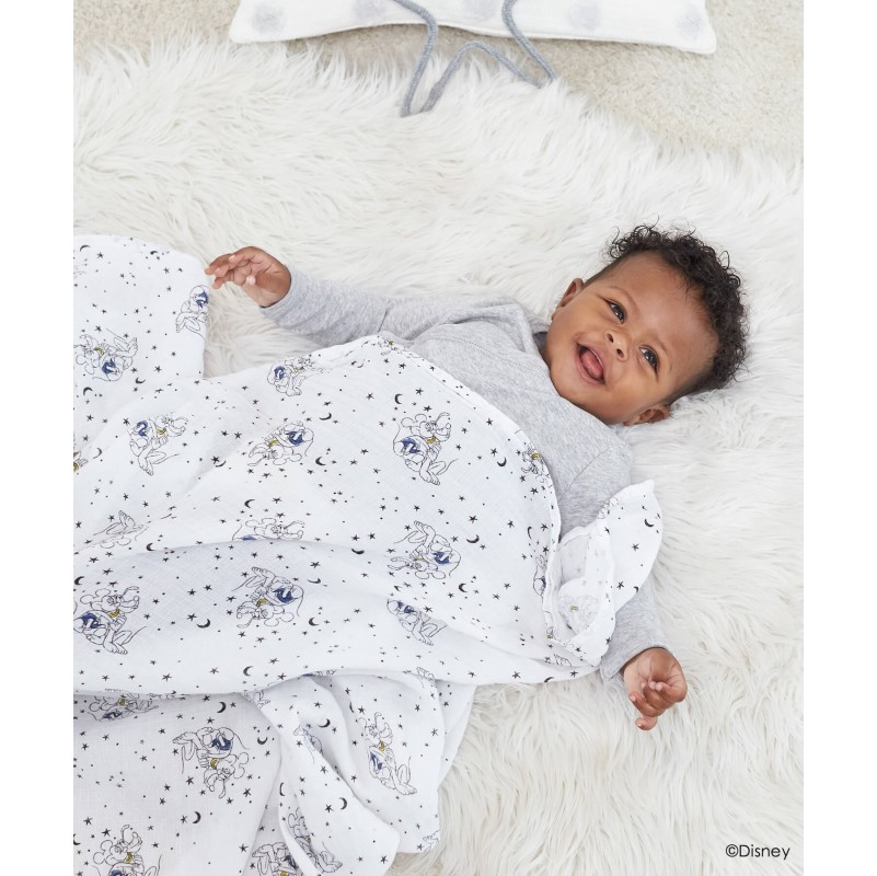 aden+anais エッセンシャルズ ディズニースワドル4枚入り mickey stargazer エイデンアンドアネイ (お祝いギフト) 送料当社負担