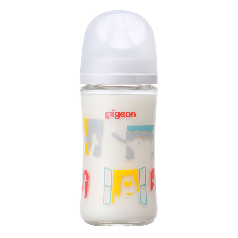 母乳実感 耐熱ガラス 240ml Zoo 240ml