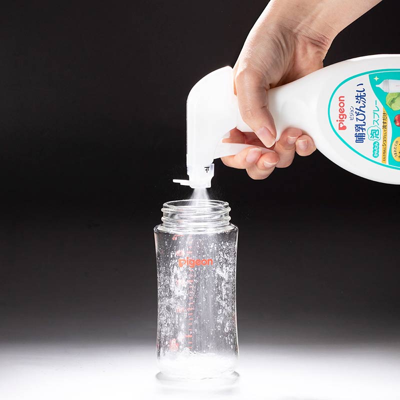 哺乳びん洗い かんたん 泡スプレー 270ml