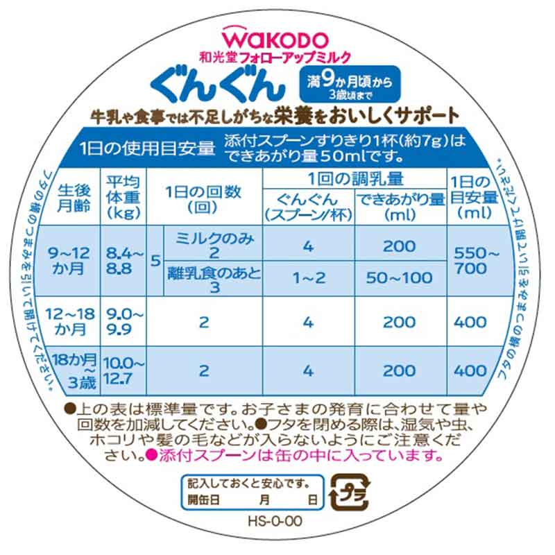 フォローアップミルク ぐんぐん 300g