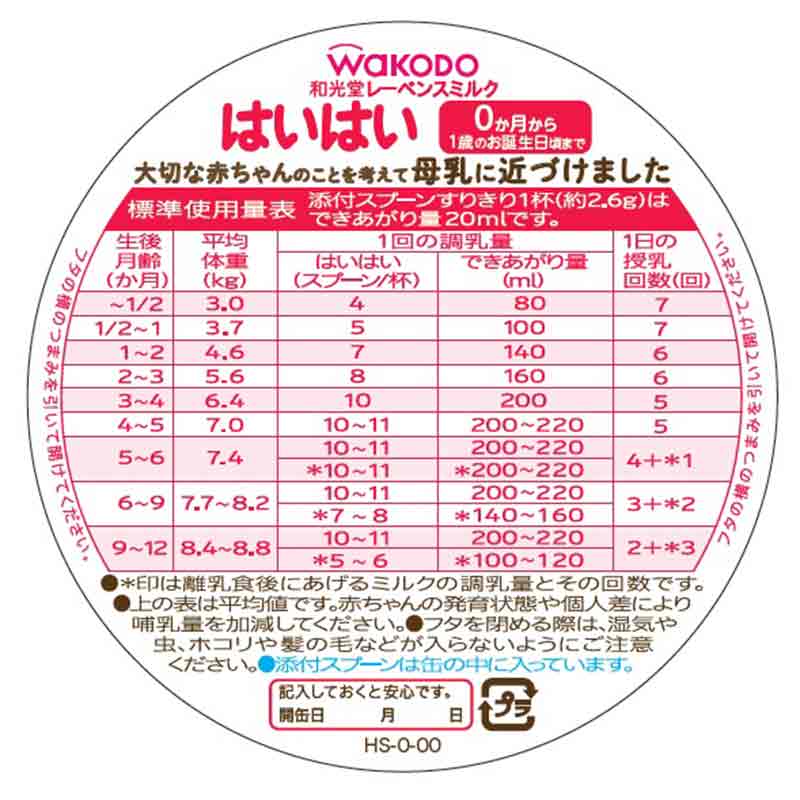 レーベンスミルク はいはい 300g