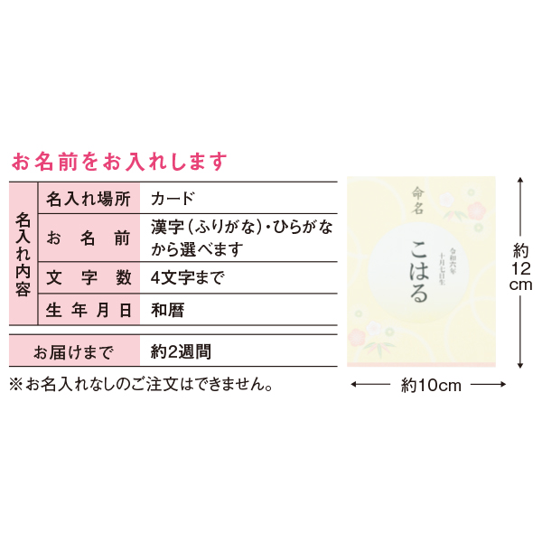 烏鶏庵 名入れ 菓子3種詰合せB 12CRPー103 (内祝いギフト) 送料当社負担