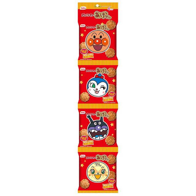 吊り下げ菓子 アンパンマンのあげせん 4連