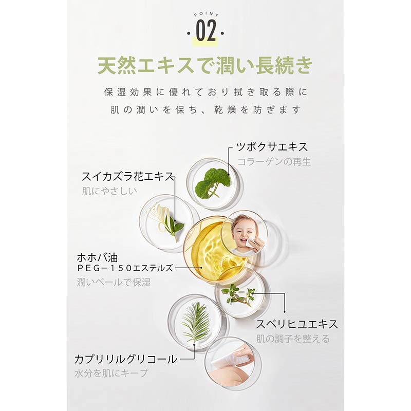 超厚手 おしりふき・手口ふき 20枚×4パック 厚手