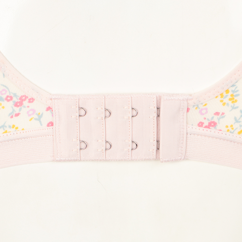 【SALE】ラクラク授乳ハーフトップ花柄(ホックタイプ) ピンク ピンク M