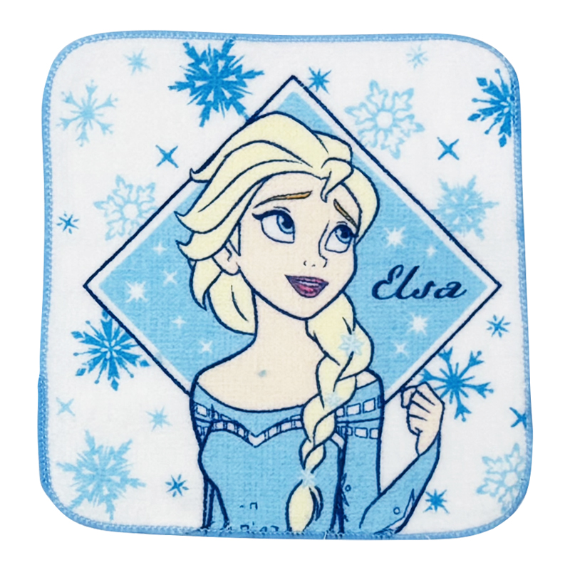 プチタオル5P26 アラウンド アナ雪 16x16cm