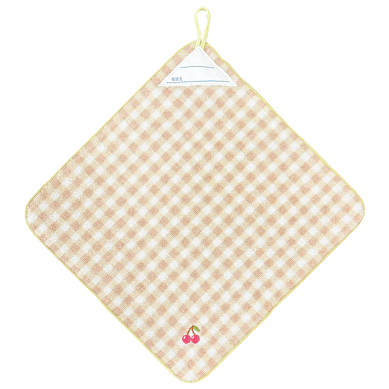 ループ付きタオル3P26 オーガナイズ PK 27x27cm