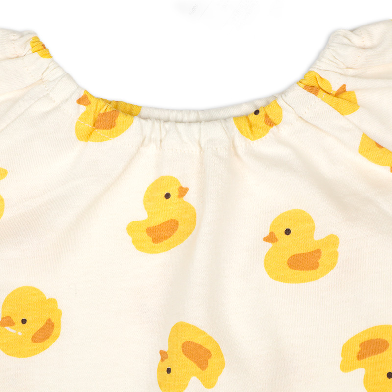 前後どちらでもOKTシャツ イエロー イエロー 60~70cm