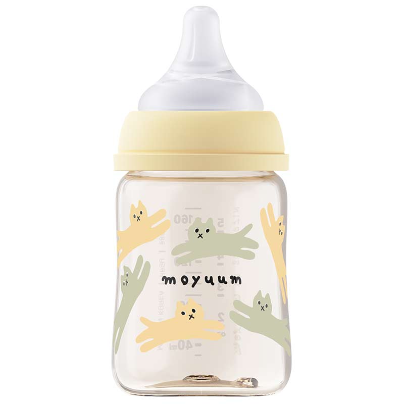 MOYUUM(モユム) プラスチック哺乳瓶 キャッツイエロー 170ml 170ml