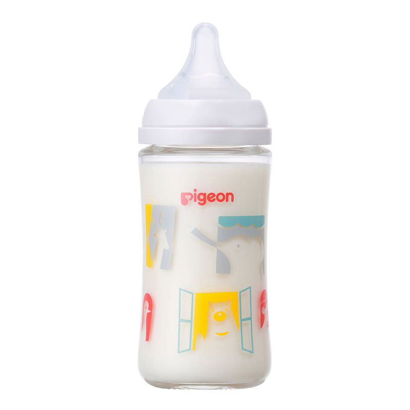 母乳実感 耐熱ガラス 240ml Zoo 240ml