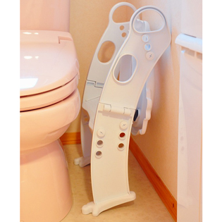 リトルプリンセス かえるのふかふかステップ式トイレトレーナー