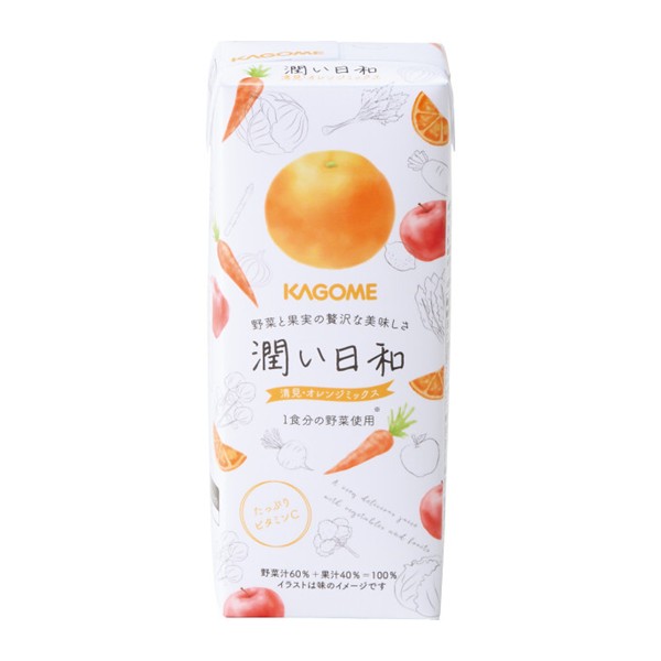 【お急ぎ便対象商品】カゴメ 潤い日和(9本)(お名入れ) (内祝いギフト)