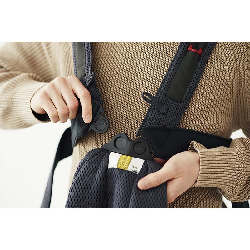BABY BJORN(ベビービョルン) ベビーキャリアMINI Air ネイビーブルー 抱っこ紐 ネイビー