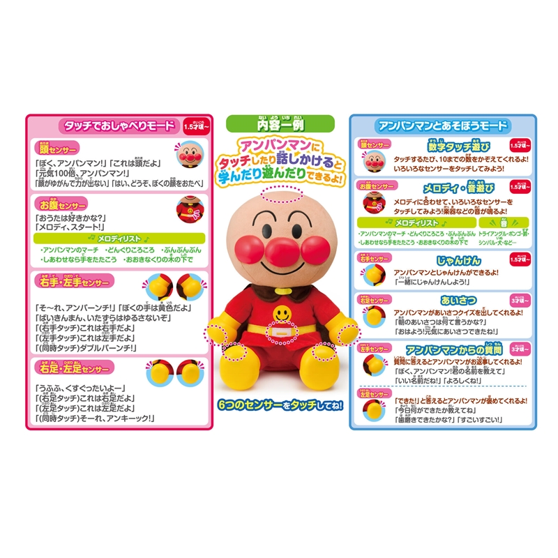 ねぇアンパンマン!お歌もきかせて!はじめてのおしゃべりDX