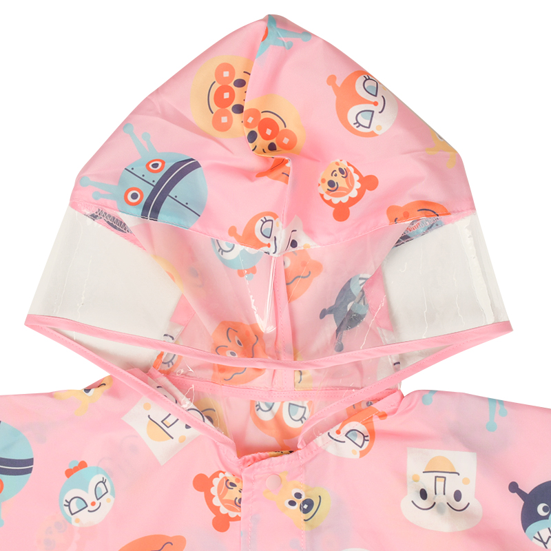 レインポンチョ アンパンマン ピンク ピンク 80~95cm