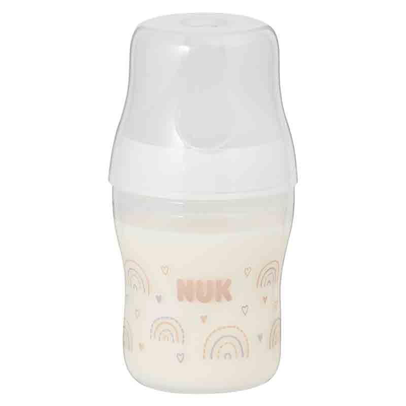 パーフェクトマッチ ほ乳びん プラスチック製 150ml レインボー 適温目盛り付き 150ml