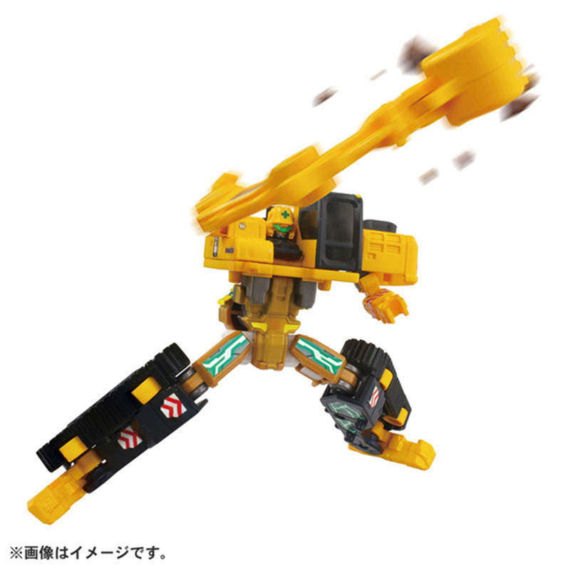 【SALE】トミカ ジョブレイバー TJB06 ビルドブレイバー コマツ 油圧ショベル PC200