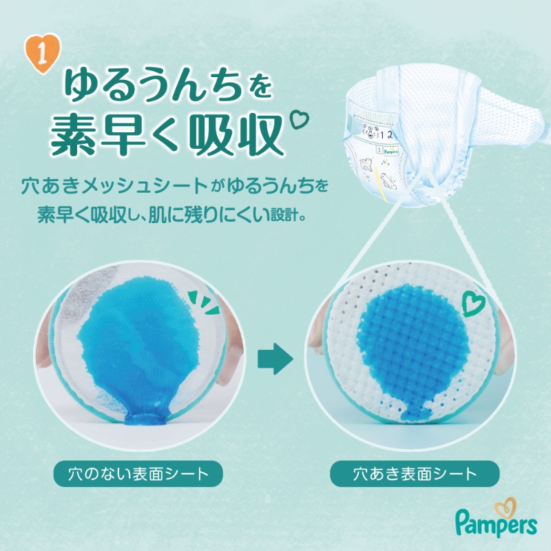 1 ゆるうんちを素早く吸収