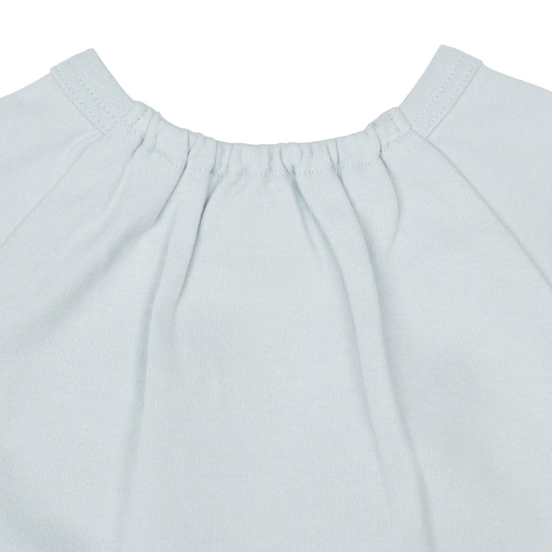はじめてセパレートトップス 刺しゅう サックス サックス 60~70cm