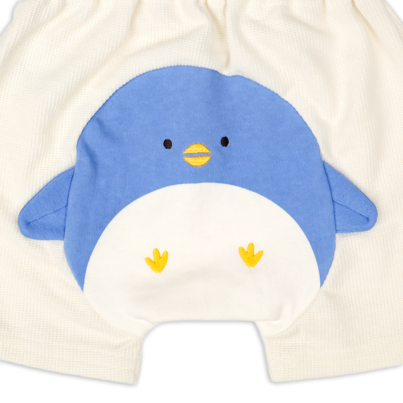 モンキーパンツ アニマル ペンギン クリーム 80cm