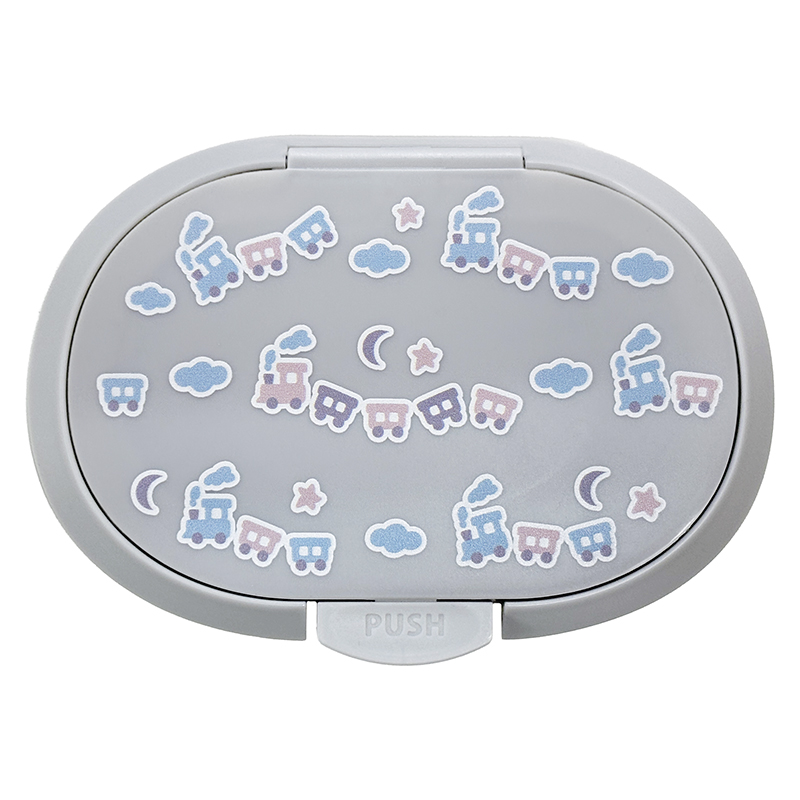 ひらけ!フタップ Plus のりもの グレー