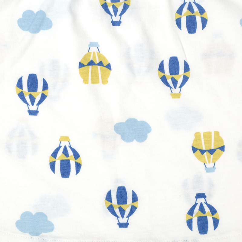 前後どちらでもOKTシャツ サックス サックス 60~70cm