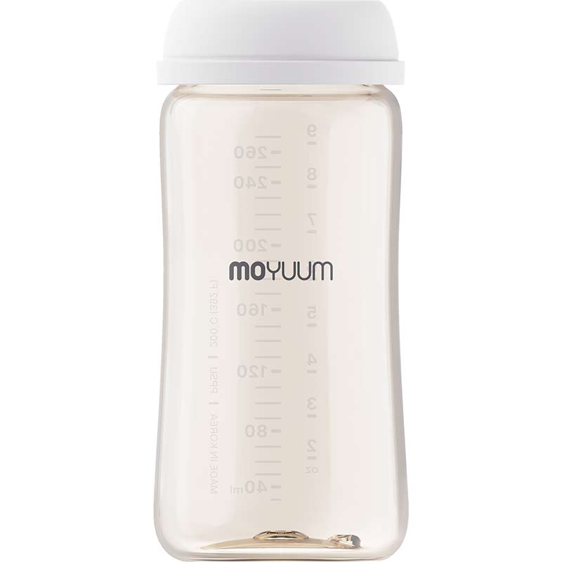 MOYUUM(モユム) プラスチック 哺乳瓶 ホワイト 270ml PPSU製 270ml
